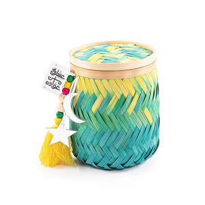 Cajas de regalo de dulces de bambú Premium Ramadan & Eid Mubarak, tejidas a mano con cuidado, ideales para chocolates, dulces, regalos de azúcar - Product Image 5