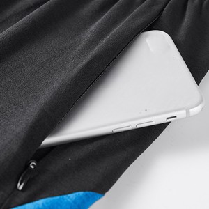 Pantalones cortos ligeros y transpirables para hombre, para gimnasio, correr, secado rápido, poliéster, entrenamiento físico, medio logotipo personalizado, estampado High Street Solid - Product Image 4