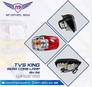 Lámpara Trasera Derecha Fabricada en India |   Conjunto de Luz Trasera de 3 Piezas de Alta Calidad Compatible con el Modelo King |   Exportado a Haití y Honduras - Product Image 2