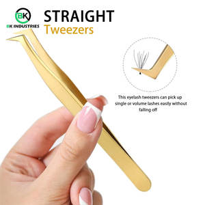 Pinzas de Precisión para Pestañas de Volumen, Pinzas Curvas para una Fácil Aplicación de Pestañas - Product Image 4