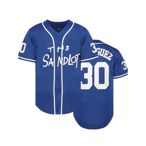 Camiseta de Béisbol Cosida de The Sandlot con los Personajes Benny, The Jet, Rodriguez, Michael, Squints, Palledorous, Alan, Yeah-Yeah y McClennan de Bel Air - Product Image 2