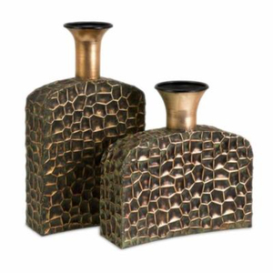 New Most Selling Set of 2 Planters Vase Aluminum <b>Sheet</b> Silver Color Garden Pots and Planters Restaurant and Hotel Supplies - Product Image 5