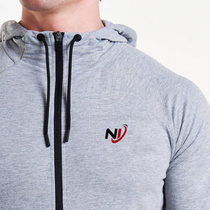 Sudaderas con capucha ligeras de alta calidad para hombres, gimnasio, Fitness, secado rápido, transpirable, estilo informal para invierno, MOQ bajo para venta en línea - Product Image 3