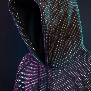 Oem fabricantes de ropa pulóver sudaderas con capucha hombres algodón ropa de calle de gran tamaño lavado ácido desgastado bordado hombres sudaderas con capucha - Product Image 2