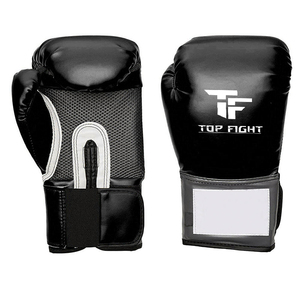 Gants de boxe personnalisés noirs les plus vendus, gants de sparring personnalisés Winning en cuir 100% original - Product Image 1