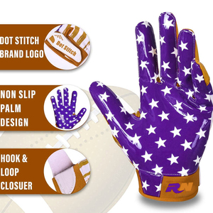 Gants personnalisés pour les joueurs de football/Concevez vos propres gants de récepteur de football américain - Product Image 3