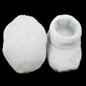 Newborn <b>Booties</b> - Blue - Product Image 3