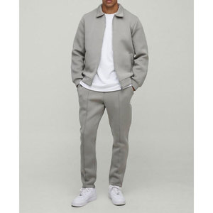 ชุดวอร์ม2ชิ้นสำหรับผู้ชายผ้าคอตตอน100% ระบายอากาศได้ดีผ้าแห้งเร็วโลโก้ตามสั่ง - Product Image 4