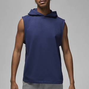 Sudaderas con capucha sin mangas más vendidas para hombres Diseño personalizado Peso pesado 100% Algodón Gimnasio Fitness Wear para verano Patrón impreso - Product Image 1