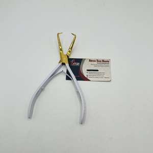 Alicates de Instalación de Microperlas de Oro Blanco de 7 Pulgadas, Acero Inoxidable de Grado Quirúrgico, Profesional, Personalizable, para Extensiones de Cabello - Product Image 5