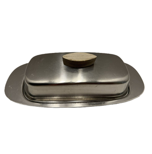 Plat à beurre en acier inoxydable personnalisé populaire couvercle en acier inoxydable pot de beurre plat rond unique - Product Image 6