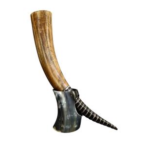Viking Horn Design <b>Vintage</b> Ceramic <b>Mug</b> Collectible Drinkware with Stand for Home Hotel for Back to School Supplied Indian Vendor - Product Image 1