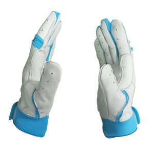 Ajustable antideslizante suave Cabretta cuero Unisex béisbol bateo guantes deportes logotipo personalizado guantes de béisbol - Product Image 5