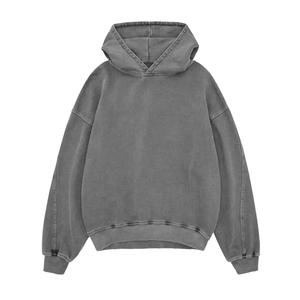 Survêtement d'hiver surdimensionné 100% coton pour hommes, jogging uni à manches longues de la plus haute qualité avec motif solide - Product Image 2