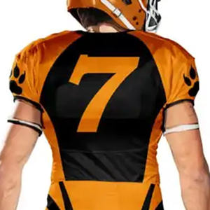 เสื้อฟุตบอลอเมริกันแท้ทนทานระบายอากาศได้ดีผ้าโพลีเอสเตอร์กันความชื้นและน้ำหนักเบาเสื้อฟุตบอลอเมริกัน - Product Image 4