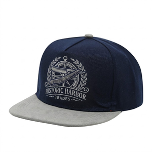 Casquette de baseball hip-hop personnalisée avec logo brodé, 6 panneaux, visière plate, snapback, sport, Gorros, fabriquée au Vietnam - Product Image 3