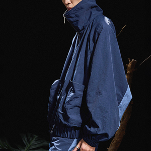 High Quality Tracksuit Set Custom Windbreaker Suit Two Piece Set <b>Zip</b> <b>up</b> <b>Jacket</b> Sweatsuit Nylon Breathable Tracksuit for Men - Product Image 2