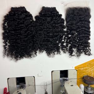 Colección Cloudy Hair, Paquetes de Cabello Humano Doble Trama, Cutícula Alineada, Cabello Virgen Vietnamita Sin Procesar, Rizado, 100g - Product Image 1