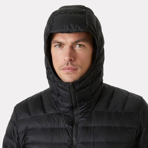 Manteaux de duvet d'hiver pour hommes à bulles épaisses et chaudes brodées sur mesure OEM Veste en duvet matelassée de haute qualité pour hommes - Product Image 3