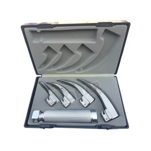 Premium Quality Fiber Optic Macintosh Laryngoscope Set 3 <b>Blades</b> in German Stainless Steel Customization Accepted <b>Surgical</b> Tools - Product Image 6
