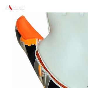 Vente en gros de gants de gardien de but de football avec paume en latex antidérapante et main en PU souple - Product Image 5