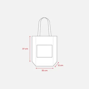 Borsa Shopper in Juta Personalizzabile con Soffietto, Borse Promozionali Personalizzabili - Product Image 2
