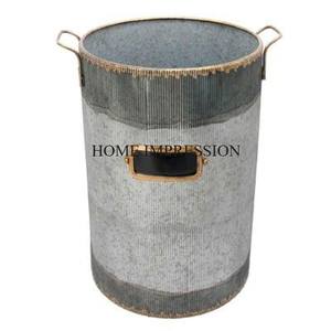 Jardinière de fleurs galvanisées fantaisie avec poignées pour jardinière de fleurs de forme personnalisée décorative intérieure et extérieure de l'exportateur - Product Image 6