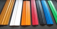 Profil d'extrusion plat en PVC rigide personnalisé en usine pour la décoration intérieure, le bordage de panneaux de meubles, la bordure de plafond