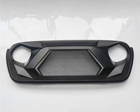 Grille de pare-chocs avant de voiture Liush ABS+AC avec éclairage LED pour Wrangler JL, kit de mise à niveau, état neuf, garantie 1 an, installation facile
