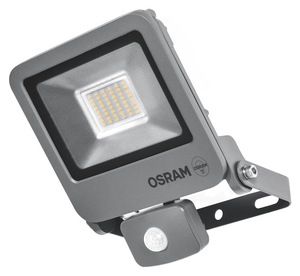Proiettore LED da esterno con sensore di movimento, grigio, 30W, 3000K, IP44 (Osram 4058075064348) - Product Image 1