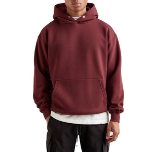 Sweat-shirts à capuche pour hommes personnalisés de luxe avec logo imprimé et brodé personnalisé 100% coton Sweat-shirt en polaire lourd d'hiver - Product Image 6