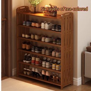 Scarpiera in bambù ecologica, a sei strati, super capiente, adatta per l'ingresso <span class=keywords><strong>di</strong></span> <span class=keywords><strong>casa</strong></span> - Product Image 2