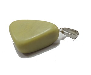 Pendentif en pierre Serpentine pebbel Pendentif de guérison pendentif en pierre dégringolé cristal dégringolé collier en agate de pierres précieuses grossiste - Product Image 4