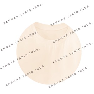 T-shirt 100% coton coupe décontractée Dtg Sublimation T-Shirt col en O impression numérique unie manches complètes essentiel style formel - Product Image 2