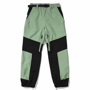 Respirant hommes femmes athleisure pantalons de survêtement 300g tissé serviette matériel quantité moyenne cordon fermeture ouverte pantalon de fitness - Product Image 1