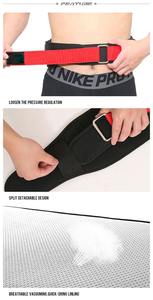 Proesce logotipo personalizado Nylon gimnasio Powerlifting cinturón de levantamiento de pesas Power cinturón de levantamiento de pesas para entrenamiento de fuerza - Product Image 4