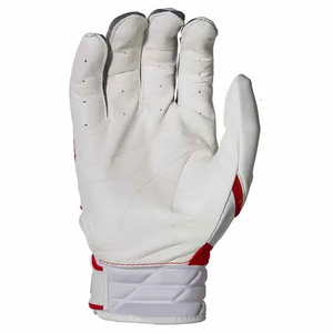 Gants de frappe de baseball pour adultes en gros à prix abordable, avec logo et taille personnalisés, en cuir antidérapant pour lanceur droitier, à doigts entiers - Product Image 2