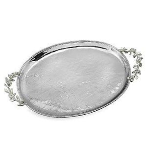 Minimalist stainless steel serving tray ideal for showcasing candles flower vases bowls jars <b>utensils</b> toiletries jewelry makeup - Product Image 5