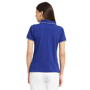 Polo de algodón de alta calidad para entrenamiento y práctica de Golf, camisa de manga corta de verano, ropa de Polo ajustada de Color sólido para mujer - Product Image 2