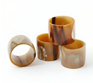 Top Quality Handmade Unique Natural Horn <b>Round</b> Napkin Ring For <b>Table</b> Decoration in Wholesale Price - Product Image 1