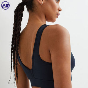 Customized Lightweight Women's <b>Sports</b> <b>Bra</b> Breathable Fitness Wear with Comfortable Round Neck and Sleeveless Design - Product Image 4