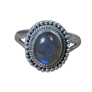 925เงินแท้ดีไซน์เนอร์หินอัญมณีลาบราดอไรต์ธรรมชาติแหวนไฟทำมือเครื่องประดับแหวนเงินสเตอร์ลิงเครื่องประดับ - Product Image 1