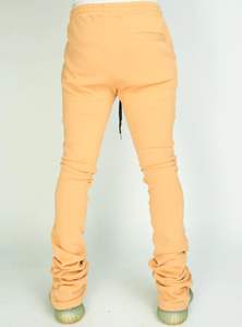 <b>Men's</b> High Waist Cotton Flared <b>Joggers</b> Straight Wide Leg Puff Printed Sweatpants <b>Denim</b> Stacked Sports Pants - Product Image 6