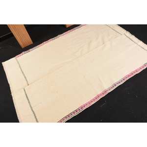 Alfombra de lana turca Vintage moderna Beige 4x6ft diseño de retales de tejido plano para decoraciones de sala de estar nuevo producto - Product Image 2