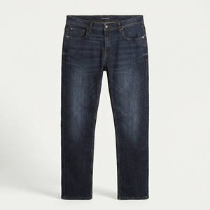 Pantalones Vaqueros Casuales de Cintura Media para Hombre, Mezcla de Algodón/Poliéster Elástica, Acabado Lavado, Duraderos y Cómodos, Disponible con Marca Privada - Product Image 1