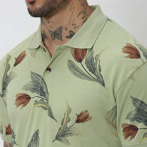 Camiseta de Manga Corta de Alta Calidad para Hombre, con Bordado, Impresión de Logotipo Personalizado, Cómoda, Transpirable y Sólida - Product Image 3