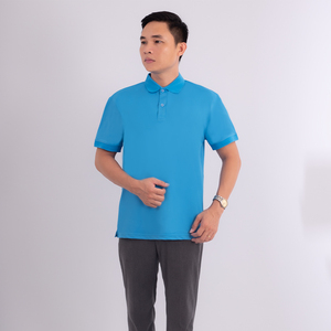 เสื้อยืดโปโล unisex น้ำหนักเบาระบายอากาศได้ดีผ้า65/35สั่งซื้อจำนวนมากพร้อม OEM/ODM - Product Image 5
