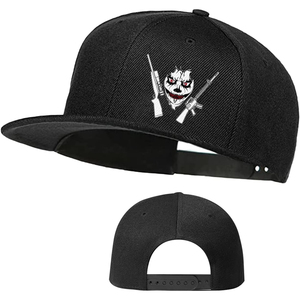 Gorra de Béisbol Personalizada con Bordado de Esqueleto de Pez y Ancla, Gorra de 6 Paneles de Alta Calidad con Visera Plana, Estilo Hip Hop, para Deportes - Product Image 5