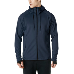 100% Polyester Full Zip Slim Fit Activewear Outdoor <b>Jacket</b> Men Custom Design Gym <b>Workout</b> Training Track <b>Jackets</b> - Product Image 5