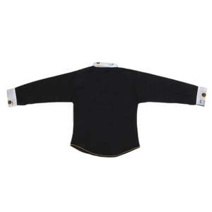 Camisa Casual de Manga Larga para Niños - Negra - Product Image 4